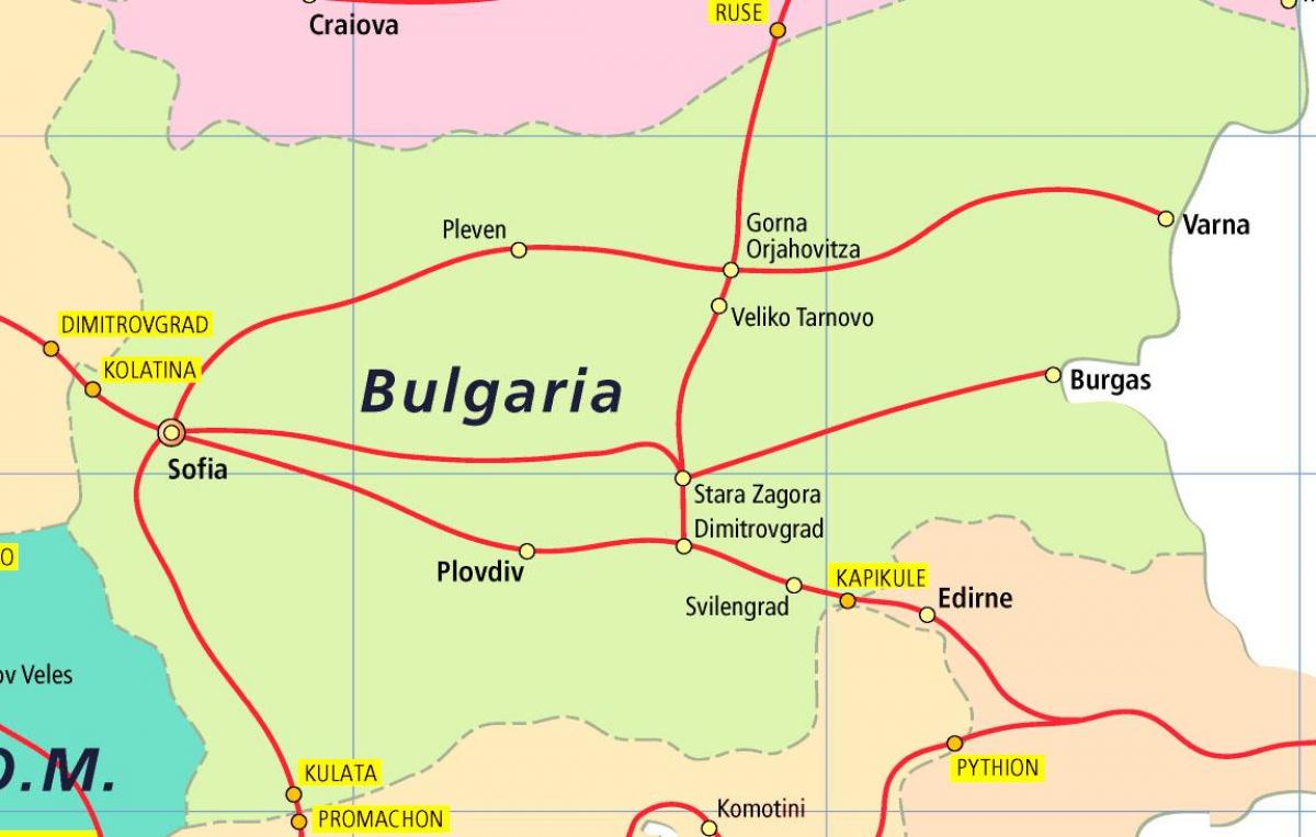 Bulgaria peta kereta