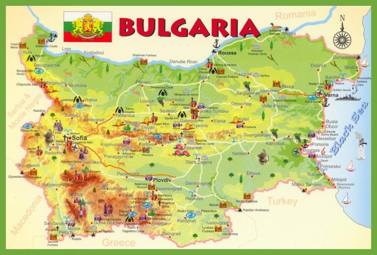 Bulgaria lihat peta