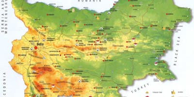 Gunung bulgaria peta