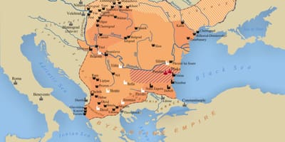 Peta kekaisaran bulgaria